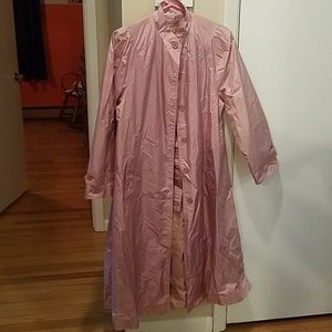 Vintage Dusty Rose Rain Coat